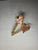 Marble Pink Heart Gold Stone Clip